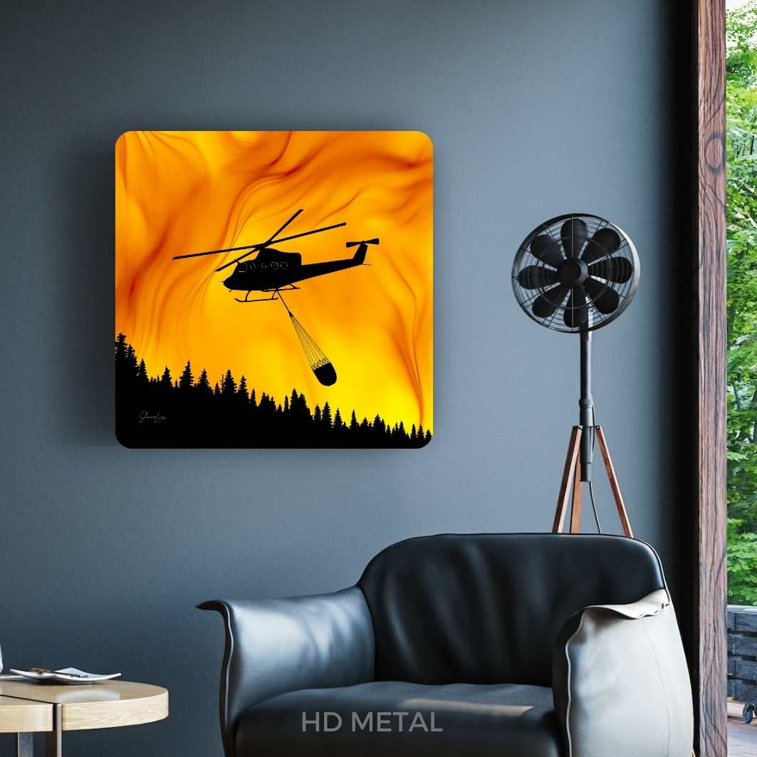 Above The Flames - Fire Art Print