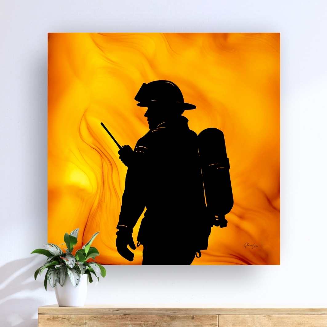 Captains Got Our Back - Fire Art Print