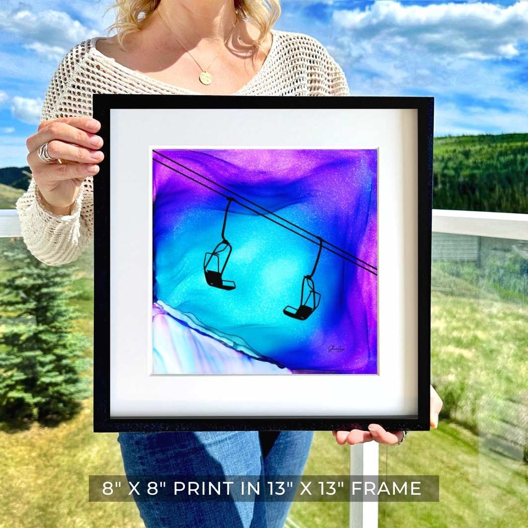 Deep Powder Dreams - Fire Art Print