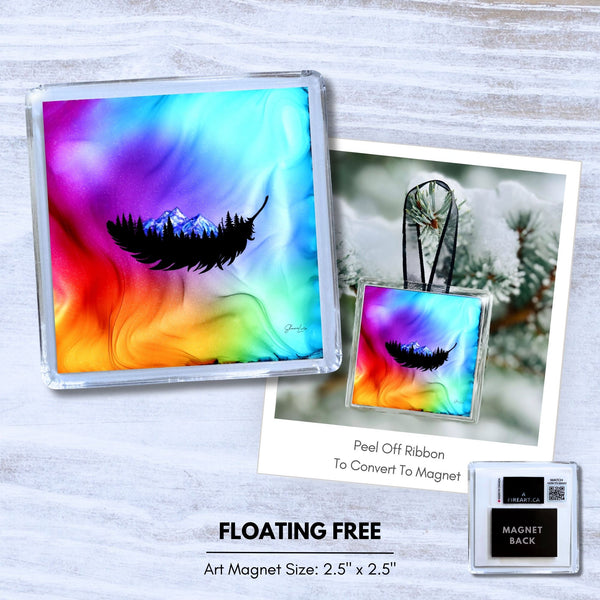 Floating Free 2-In-1 Ornament & Magnet - Wholesale