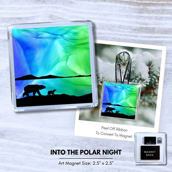 Into The Polar Night 2-In-1 Ornament & Magnet - Wholesale