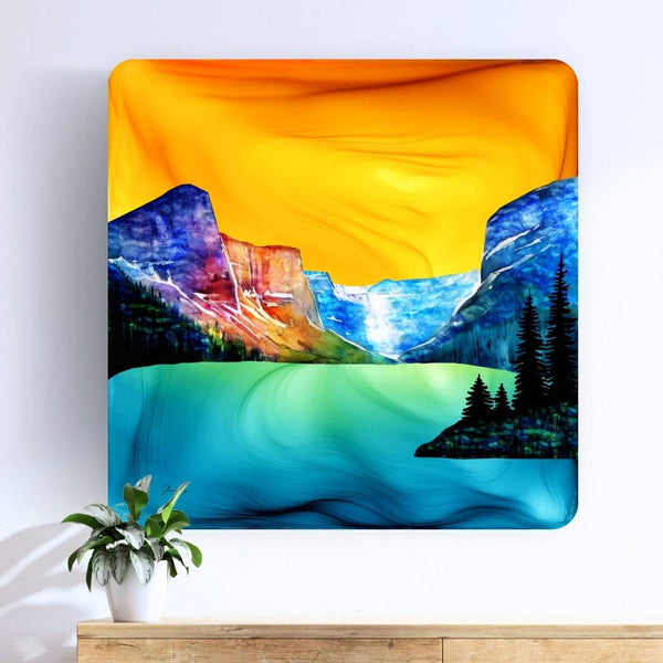 Luminous Lake Louise - Fire Art Print