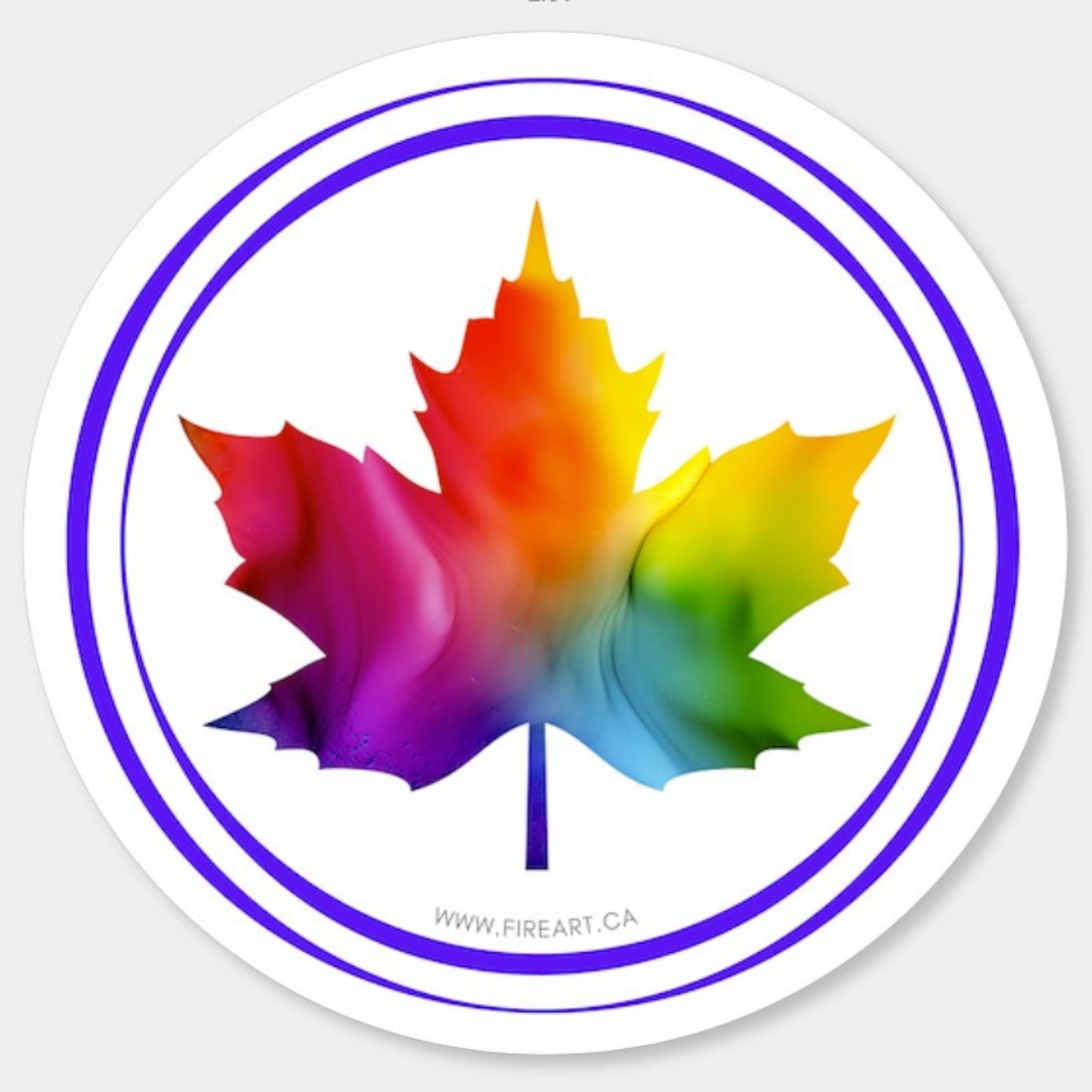 Maple Leaf Stickers - Wholesale Pack of 20