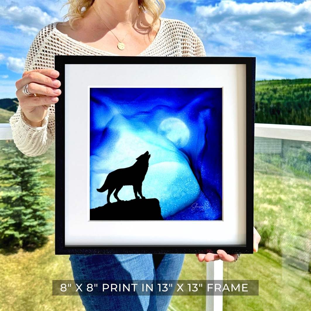 Moonlight Promises - Fire Art Print