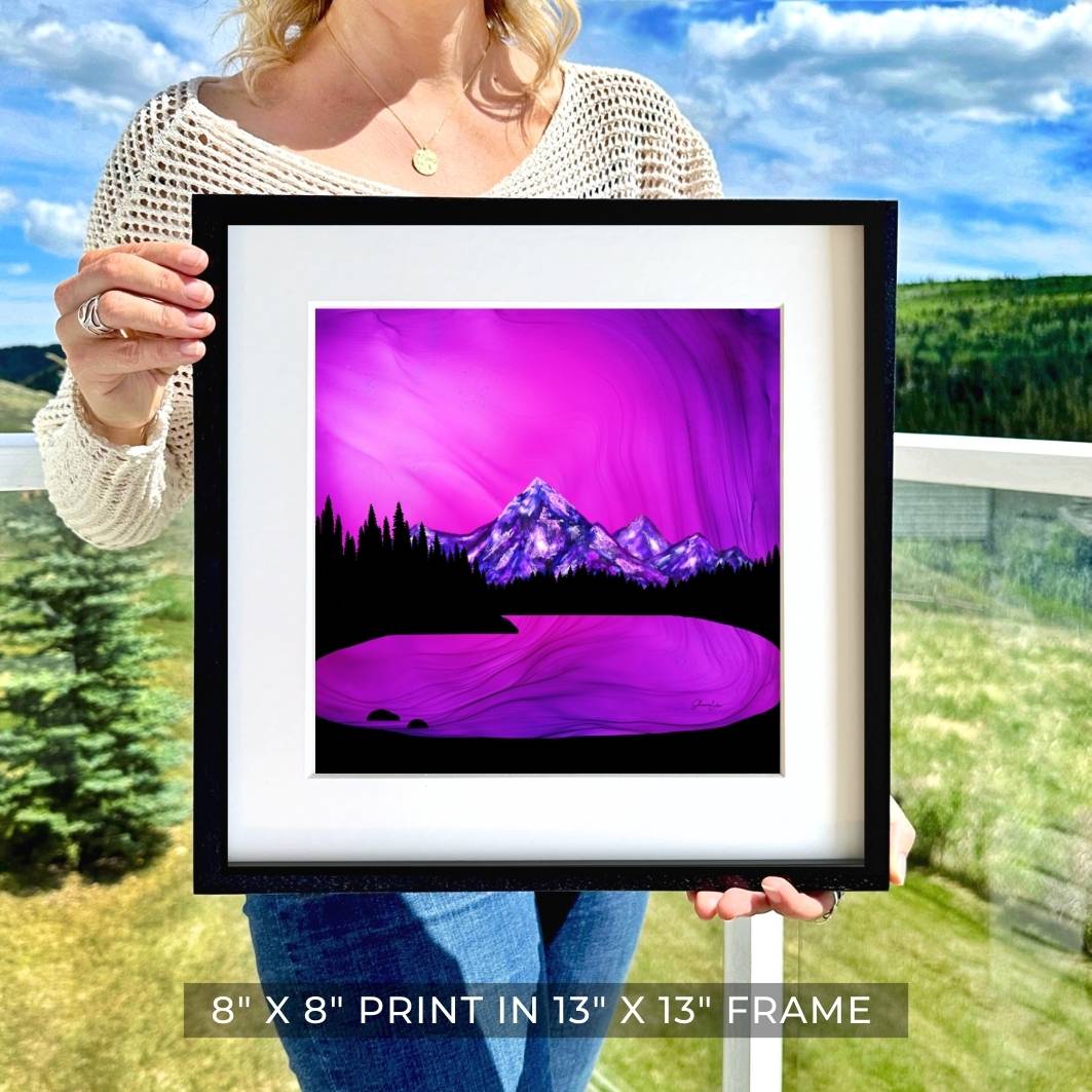 Mountain Solace - Fire Art Print