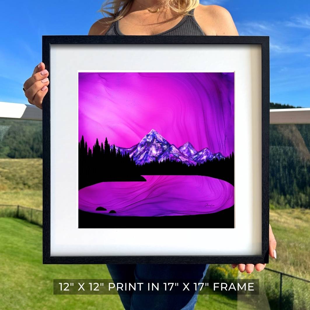 Mountain Solace - Fire Art Print