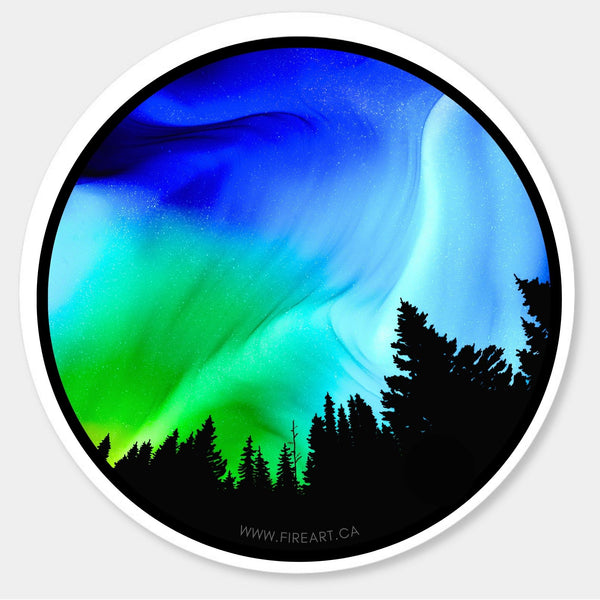 Northern Lights Stickers #1 - Wholesale Pack of 20