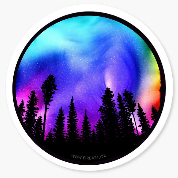 Northern Lights Stickers #2 - Wholesale Pack of 20