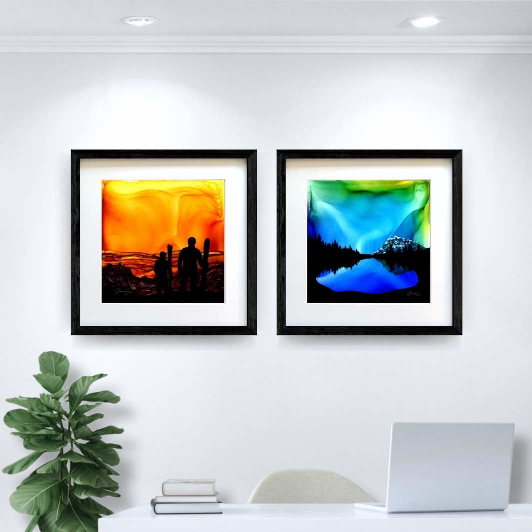 With Morning Comes Adventure - Fire Art Print