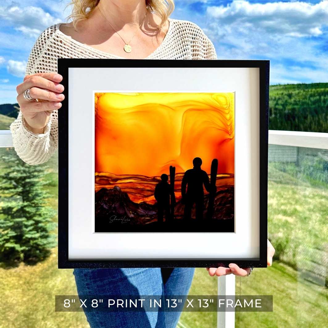 With Morning Comes Adventure - Fire Art Print